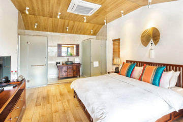 interior of modern bedroom