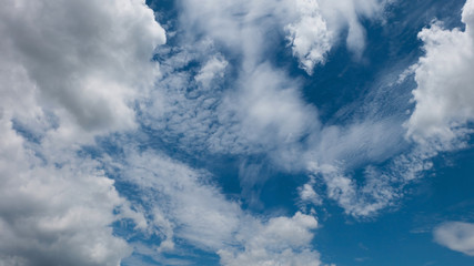Obraz premium clouds and blue sky weather background