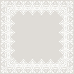 Floral Vector Fine Frame