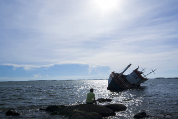 boat crash