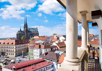 Kathedraal van de Heiligen Peter en Paul, Petrov, stad Brno, Moravië, Tsjechië