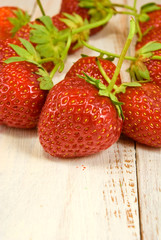 ripe and sweet strawberries