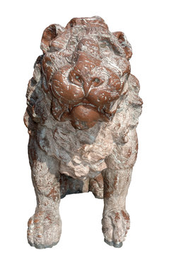 ancient statue of lion in Venice, originated from Constantinople