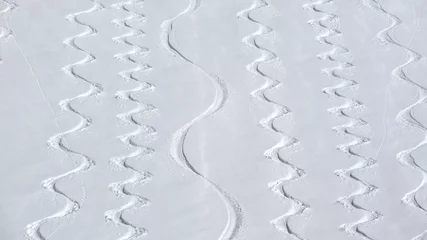 Fototapeten turns in the snow © camerawithlegs