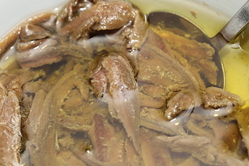 anchovy in an olive oil