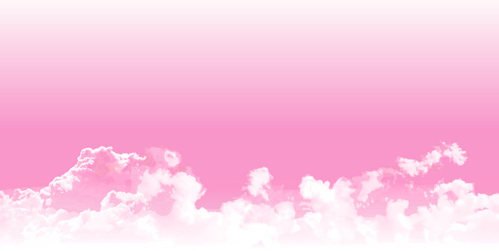 空　ピンク　風景　背景