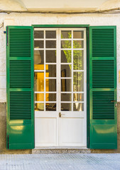 Fototapety  Wejście do wiejskiego domu Villa Mediterranean