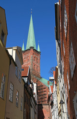 Fototapeta na wymiar Lübecker Petrikirche