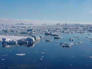 Antarctica iceberg landscape © amheruko