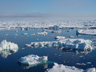 Antarctica iceberg landscape © amheruko