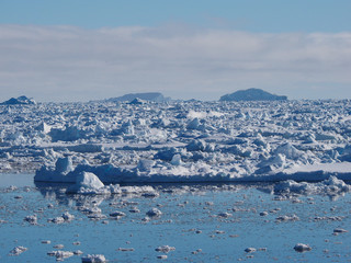 Antarctica iceberg landscape © amheruko