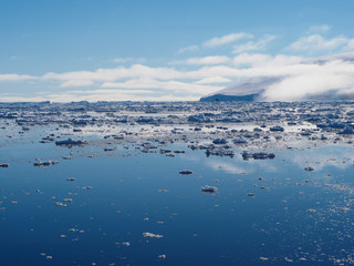 Antarctica iceberg landscape © amheruko