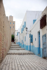 Fototapeta na wymiar old houses in medina in Sousse, Tunisia