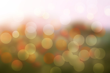 blurry bokeh background