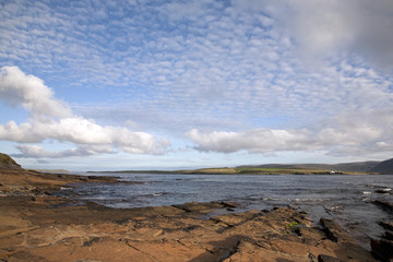 Graemsay and Hoy Island viewed from Stromness; Orkney Islands; Scotland