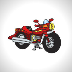 children illustration technique motorcycle