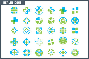 Medical and Health Icon Set