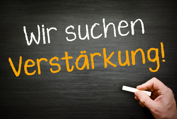 Wir suchen Verstärkung
