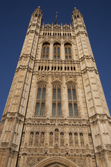 Fototapeta na wymiar Houses of Parliament at Westminster in London, England