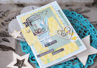 Яркая валентинка