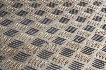 Silver Metal Background in Gentle Sunlight