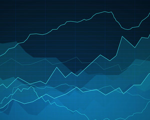 Vector Illustration of an Abstract Background with Graphs