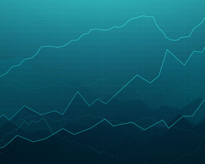 Vector Illustration of an Abstract Background with Graphs