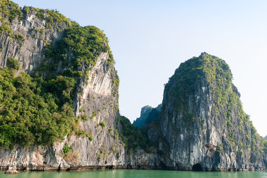 Halong bay rocks