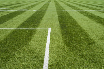 Obraz premium Soccer field lines