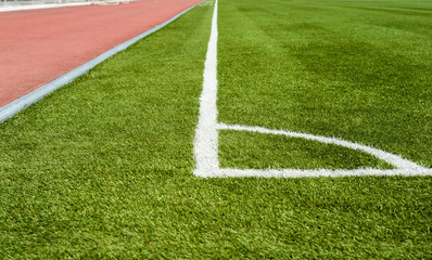 Obraz premium soccer field lines