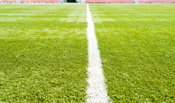 Line on football (soccer) field