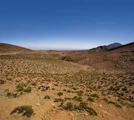 Landscape view of the High Atlas, Morocco