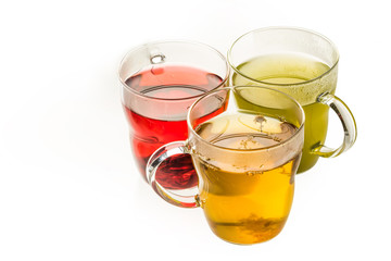 きれいになるハーブティー　Colorful herb tea