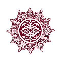 Islamic flower art