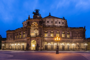 Fototapeta na wymiar Dresden at Night