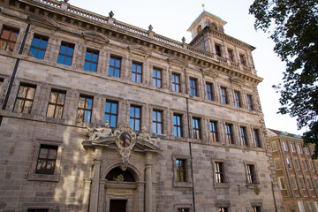 Fototapeta na wymiar Altes Rathaus in Nürnberg, Deutschland