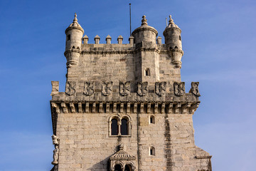 Belem Tower (Torre de Belem, 1519). Lisbon, Portugal.