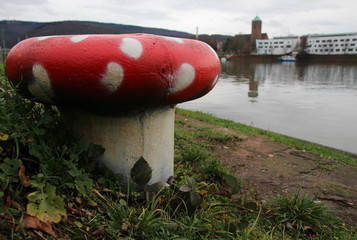 Anlegestelle in Heidelberg am Neckar