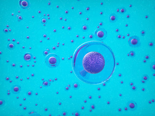 3D Human Cell Background