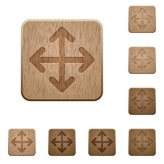 Move wooden buttons