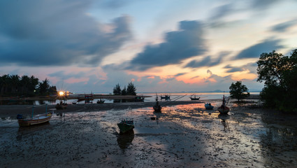 Fototapeta premium beach after sunset