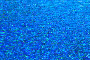 sea salty water blue in pool