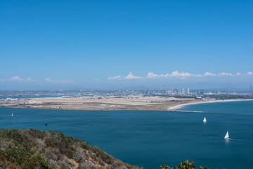 View of Coronado from Point Loma, California