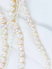 beautiful natural white pearls