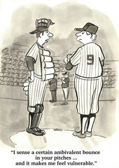 Catcher Feels Ambivalence in the Pitches