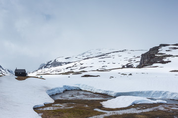 Norway landscape at lysevegen sirdal