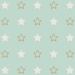 Pattern with stars vector