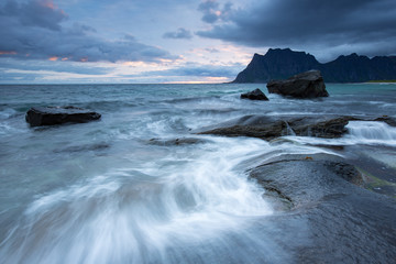 Norway Uttakleiv beach