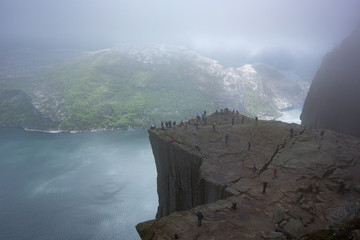 Norwegian landscape, Prekestolen, Norway