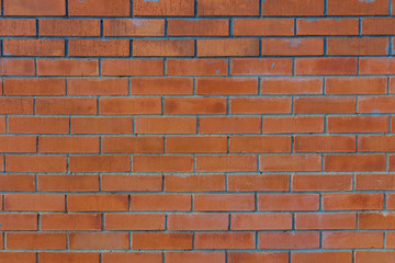 Red bricks wall texture background